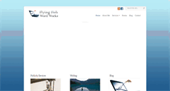 Desktop Screenshot of flyingfishwordworks.com